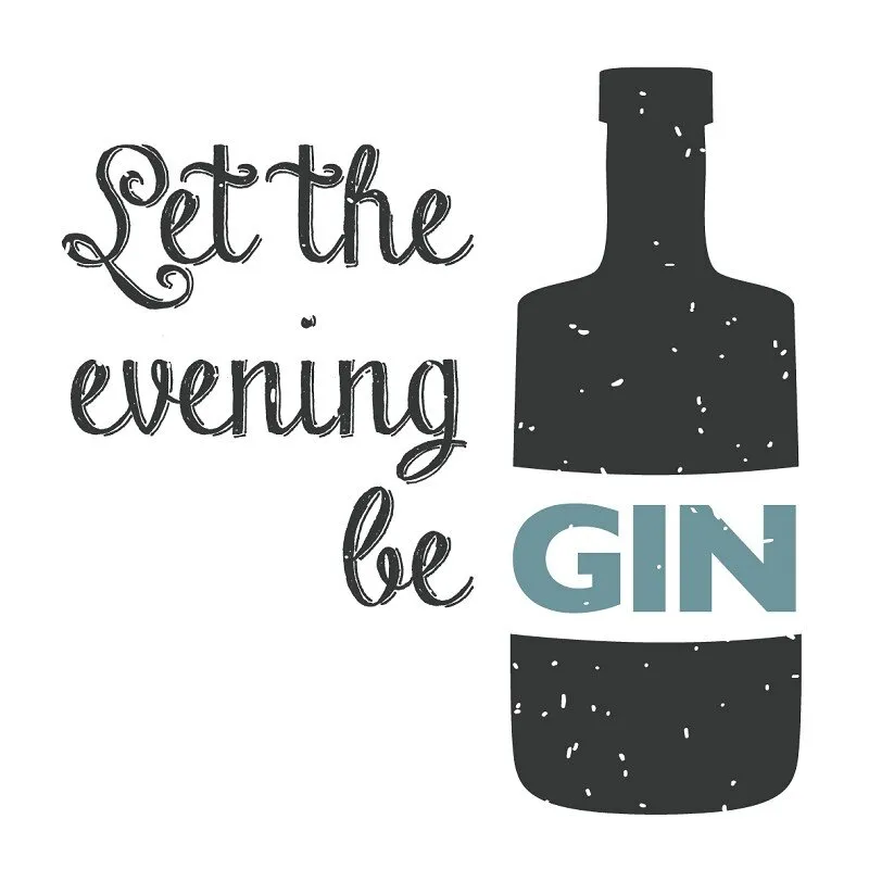 Marmorfliese "Let the evening beGIN"