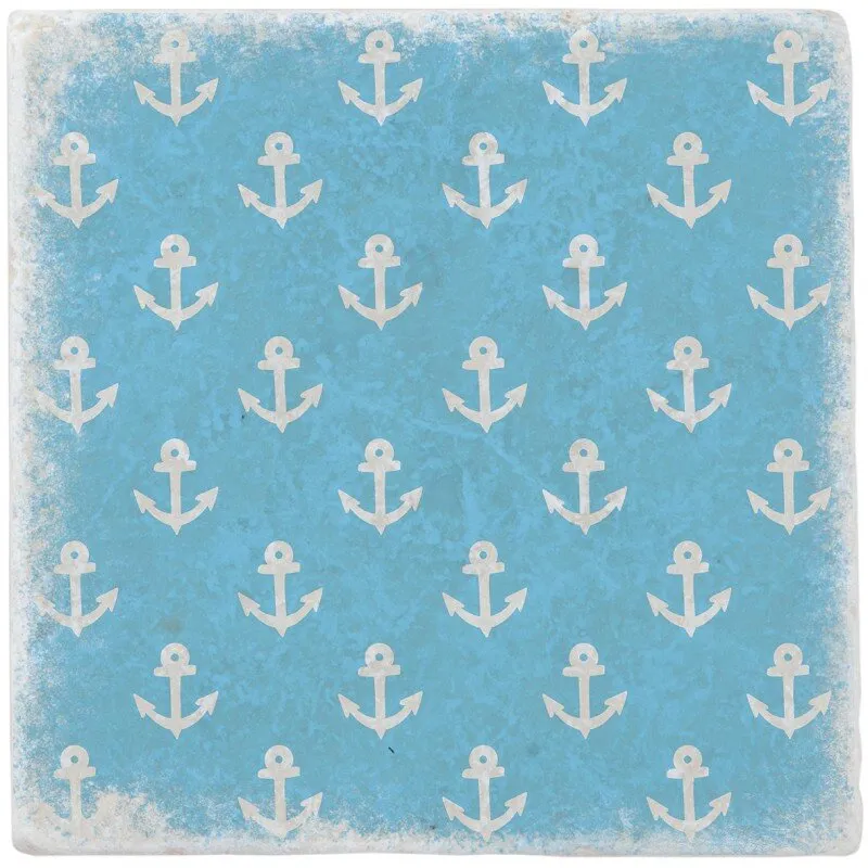 Marmorfliese "maritim - Anker"