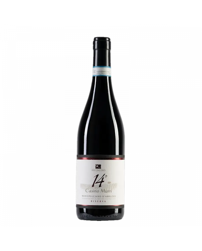 Montepulciano D'Abruzzo DOC riserva Casino Murri 14° 2018 - Cantina San Giacomo