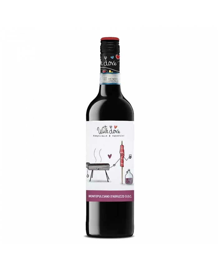 Montepulciano D’Abruzzo D.O.C 2021 With Love Fornacella & Arrosticini - Torri Cantine