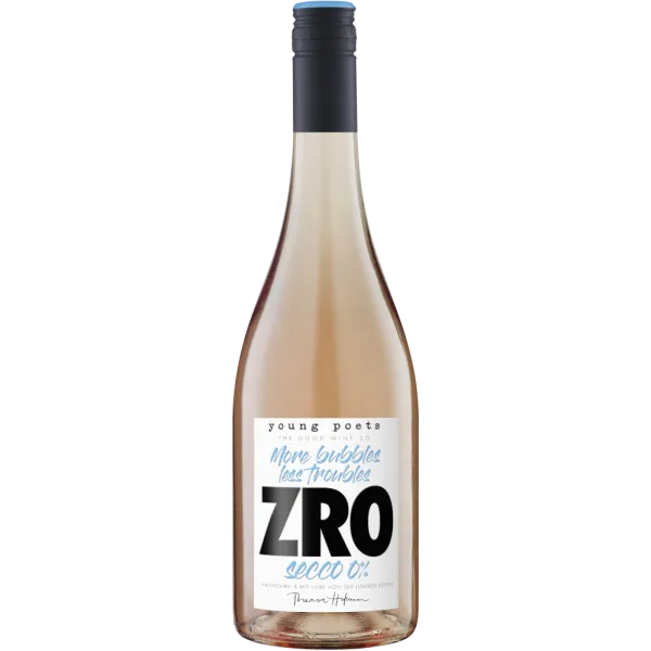 More bubbles less troubles ZRO (Secco 0%) 0,75 Liter young poets