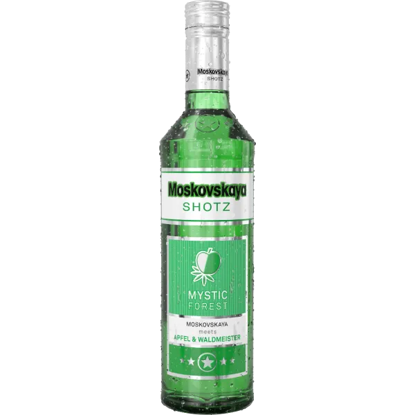 Moskovskaya Shotz Mystic Forest Apfel & Waldmeister 17,0% Vol., 0,5 LiterMoskovskaya