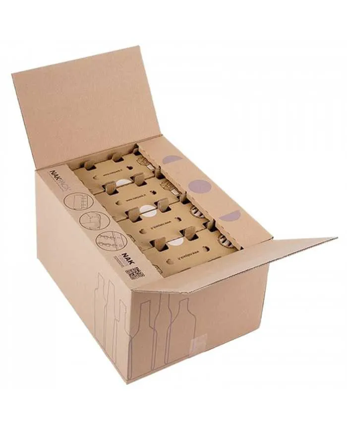 Nakpack Medium Scatola in cartone da 12 bottiglie - Nakuru