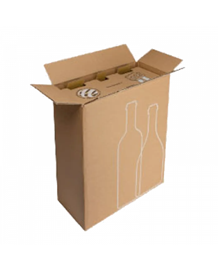 Nakpack Normal Scatola in cartone da 2 bottiglie - Nakuru