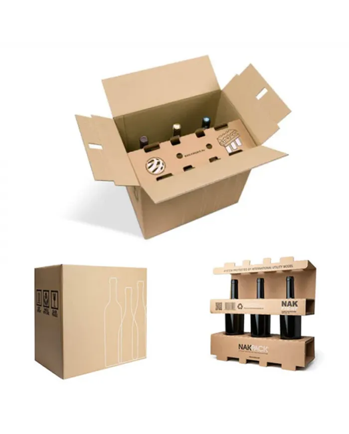 Nakpack Normal Scatola in cartone da 6 bottiglie - Nakuru