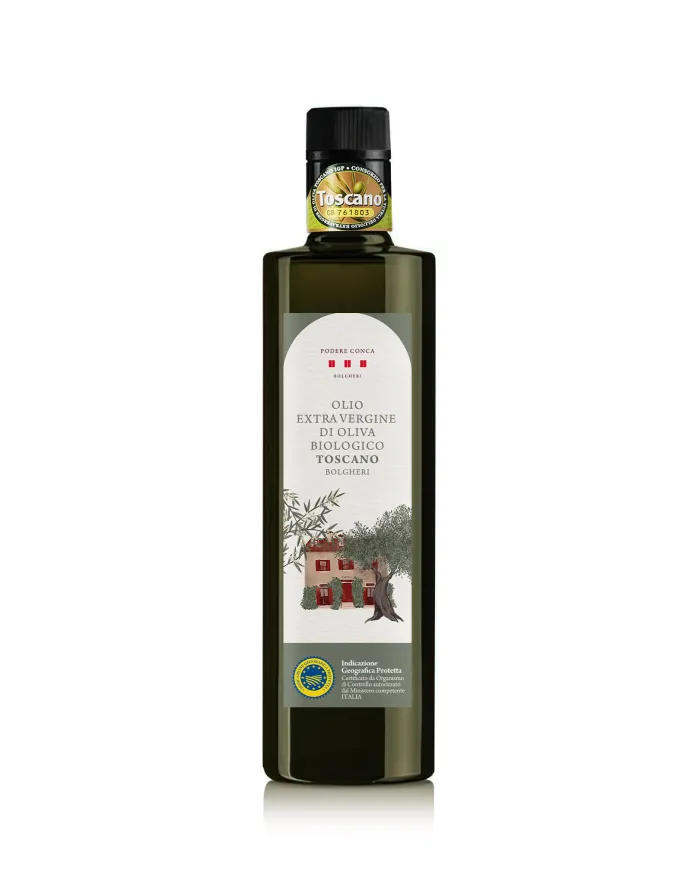 Olio Extra vergine di oliva BIO IGP Toscano Bolgheri - Podere Conca