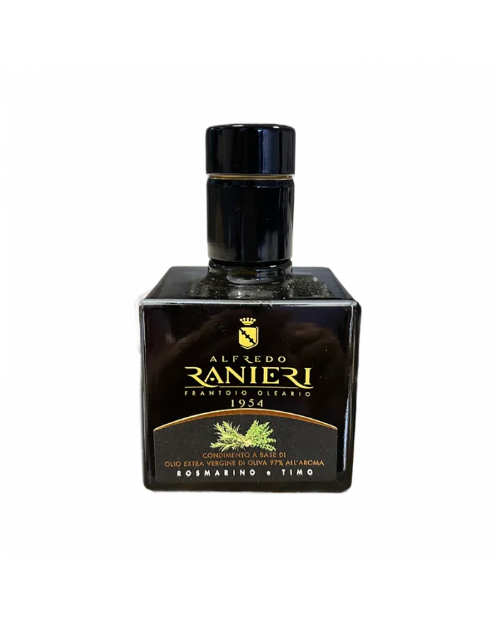 Olio Extravergine di Oliva aromatizzato al Rosmarino e Timo 250 ml - Alfredo Ranieri
