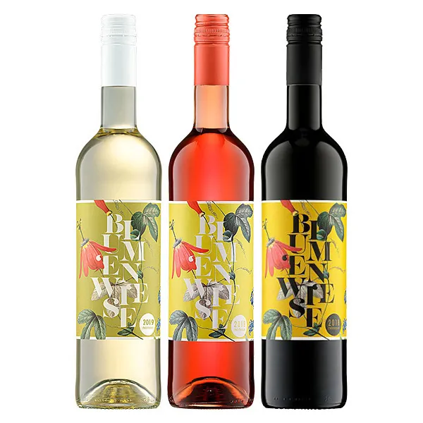 KENNENLERN-PAKET Blumenwiese Cuvée Weiß-Rosé-Rot trocken 3x0,75L