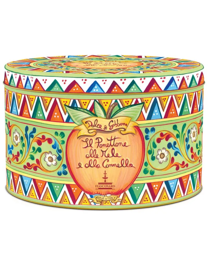 Panettone Dolce & Gabbana alle mele e alla Cannella kg 1 - Fiasconaro