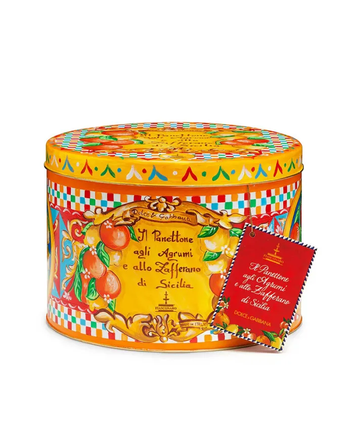 Panettone Dolce & Gabbana Agrumi e Zafferano kg 1 - Fiasconaro