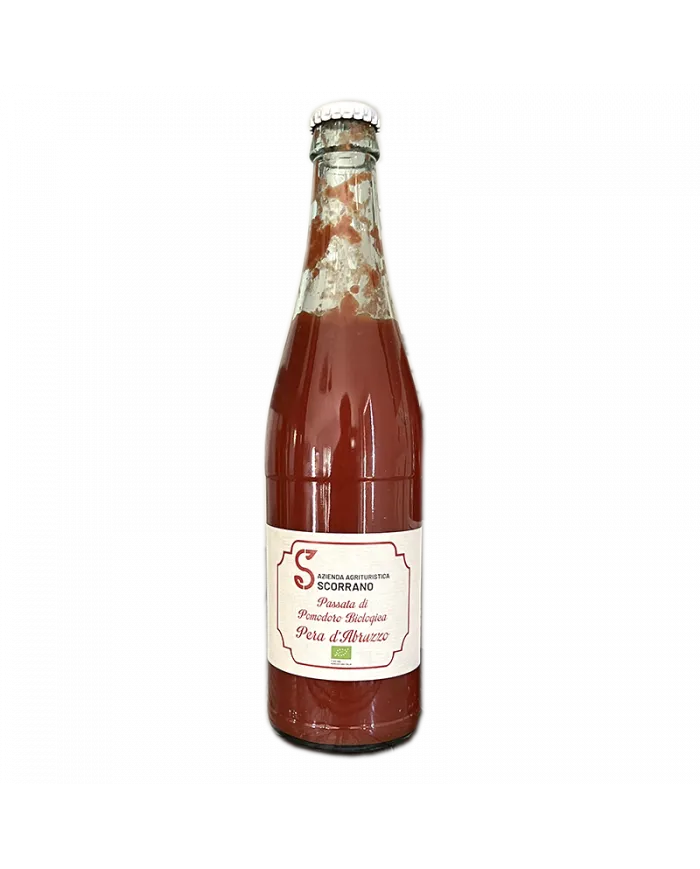 Passata di pomodoro biologica Pera d'Abruzzo - az. Agricola Scorrano
