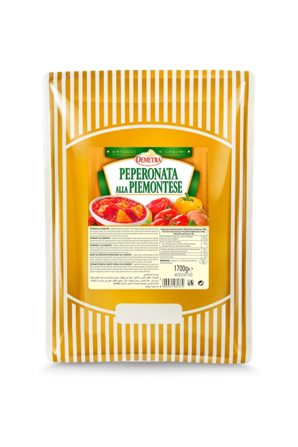 Peperonata Piemontese 1700 g Demetra