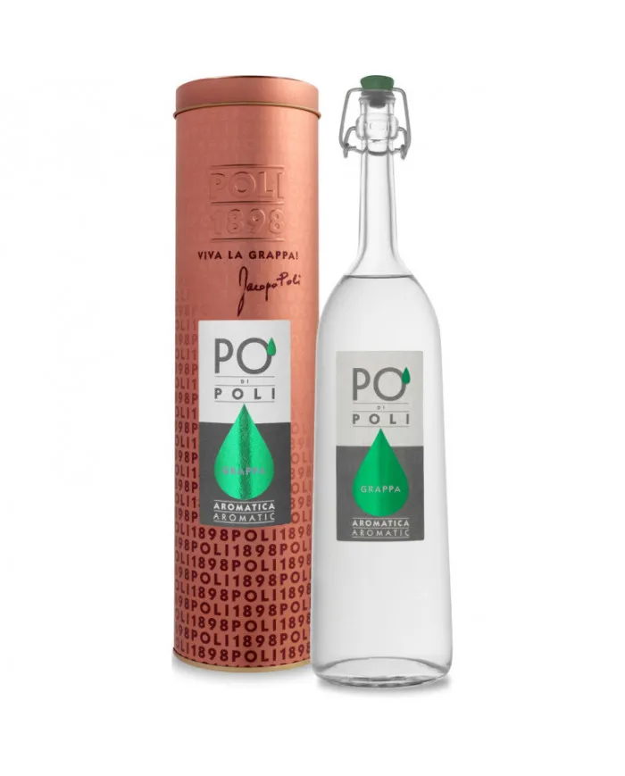 PO' Grappa Poli Aromatica Traminer in tubo - Poli Distillerie