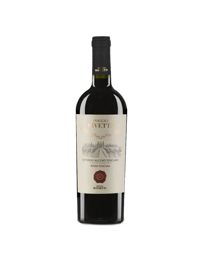POGGIO CIVETTA Governo All'uso Toscano IGT 2019 - Tenute Rossetti - Fantini Farnese