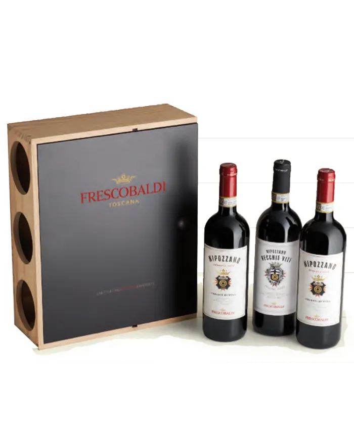 PORTACALICI CASTELLO NIPOZZANO con RISERVA Chianti Rufina - NIPOZZANO VECCHIE VITI Chianti Rufina Riserva - FRESCOBALDI