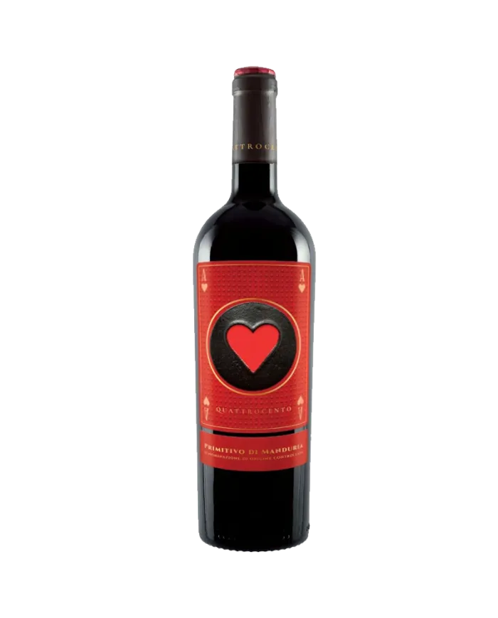 Quattrocento 4CENTO CUORI Primitivo Di Manduria DOC 2017 - Cinquesegni Art Winery - Fantini Farnese