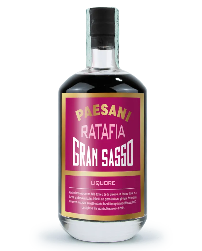 Ratafia Gran Sasso Pacho 700 ml - Liquori Paesani