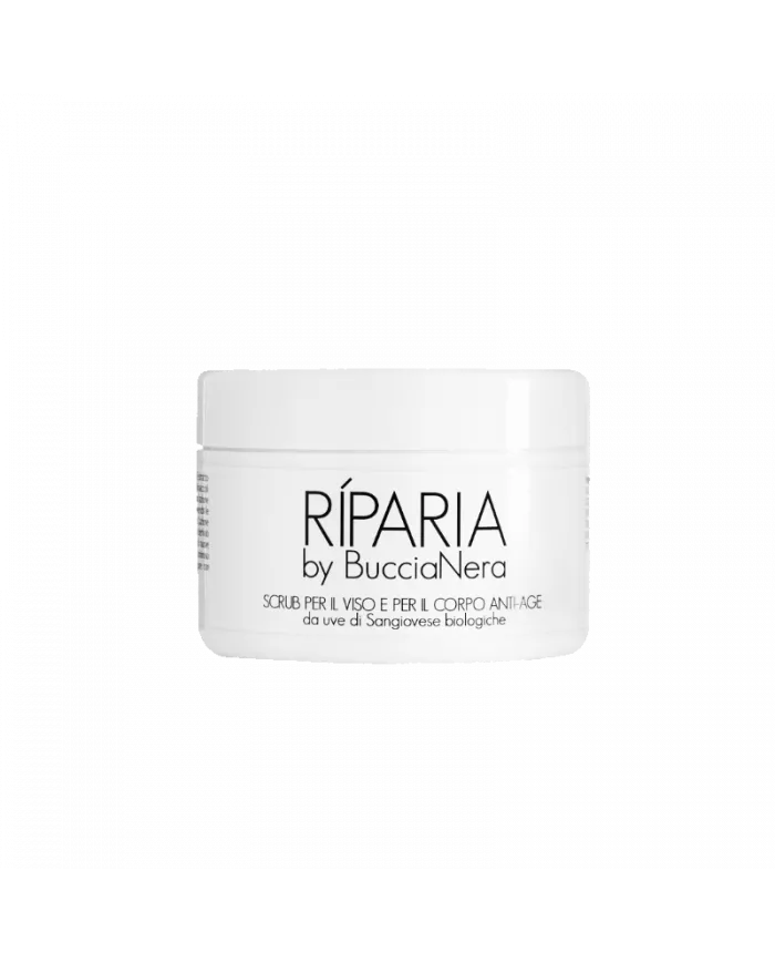 RÌPARIA - Scrub Viso e Corpo Anti-Age - Buccia Nera