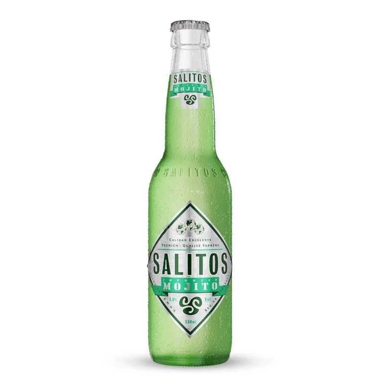 Salitos Mojito 0,33l- Frisch und Fruchtig mit Limette und Minze 5% Vol.