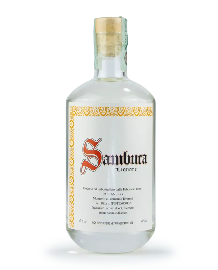 Sambuca Pacho liquore 700 ml - Liquori Paesani