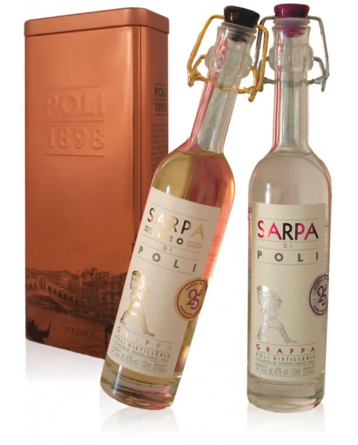 Sarpa di Poli Grappa Barricata Confezione duetto - Poli Distillerie