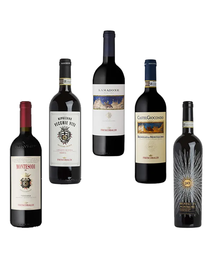 Selezione Frescobaldi: Nipozzano Vecchie Viti 2016 - Lamaione 2016 - Montesodi 2017