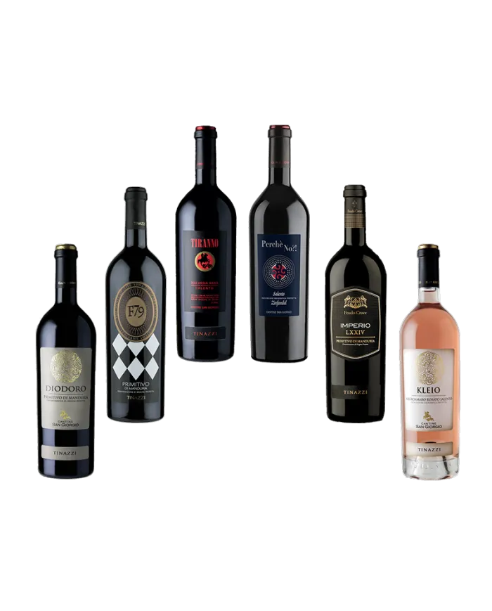 Selezione Tinazzi Salento: Perche no?! - Imperio LXXIV - Kleio Primitivo - Tiranno IGP - F79 - Diodoro