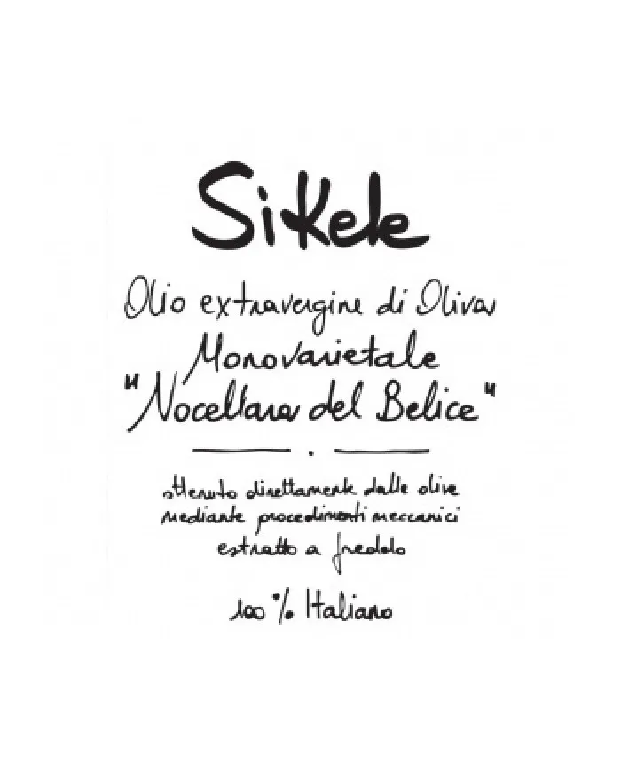 Sikele Olio Extravergine di Oliva Biologico - Cantine Barbera