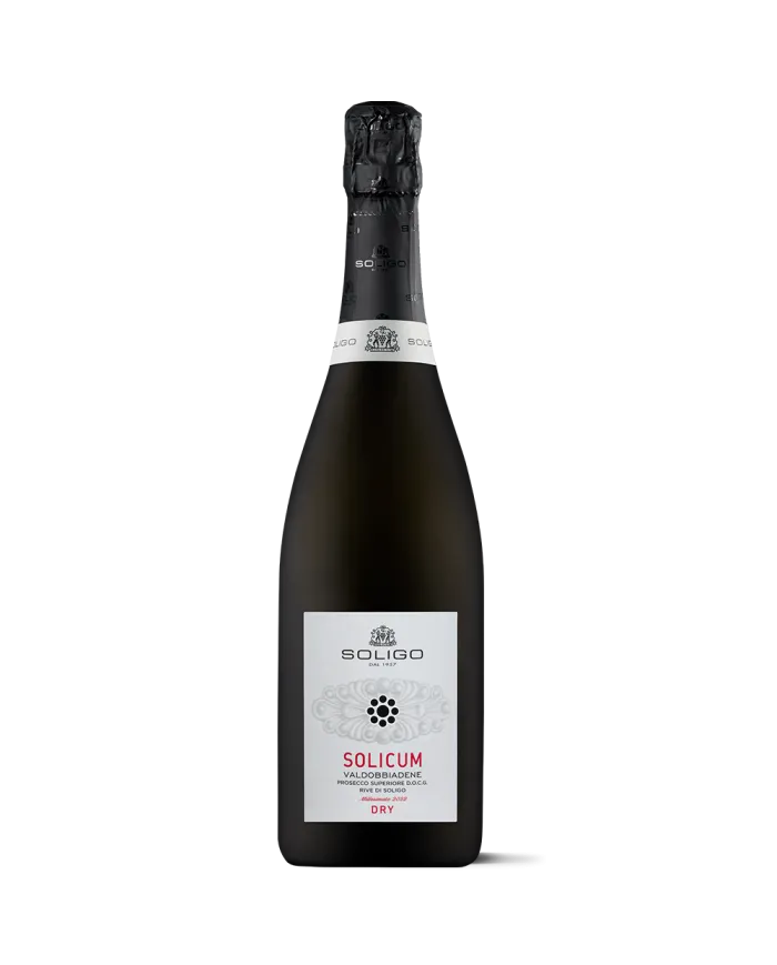 SOLICUM Rive di Soligo Millesimato Valdobbiadene Prosecco Superiore DOCG Dry - Colli del Soligo