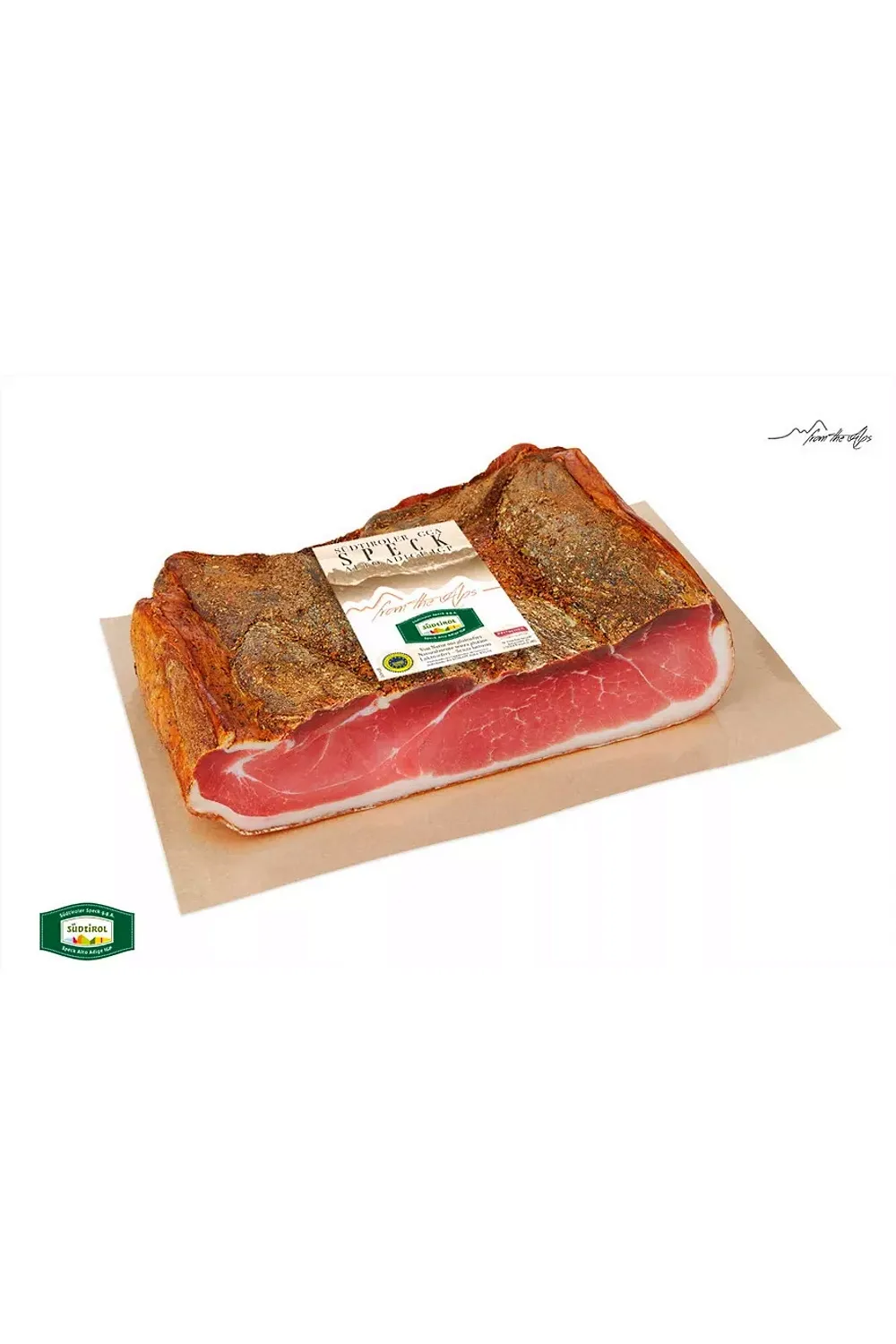 Speck 6 Monate gereift 1/2 ca. 2,2 kg vakuumiert From the Alps