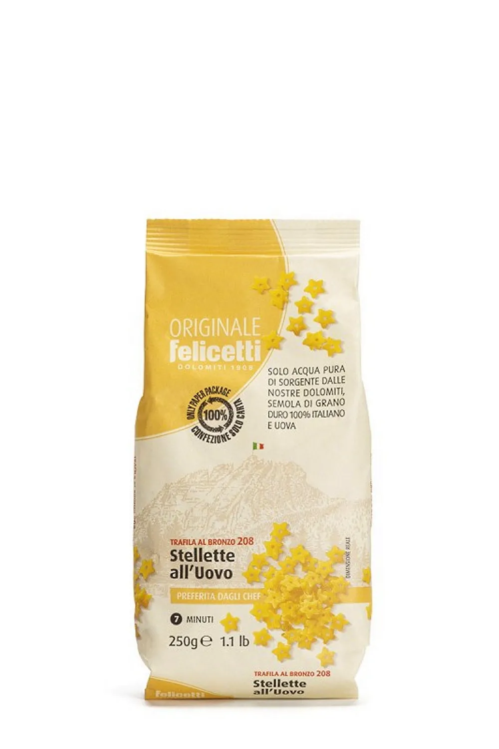 Stellette Eierteignudel No.208 (12 x 250g) Felicetti Pasta