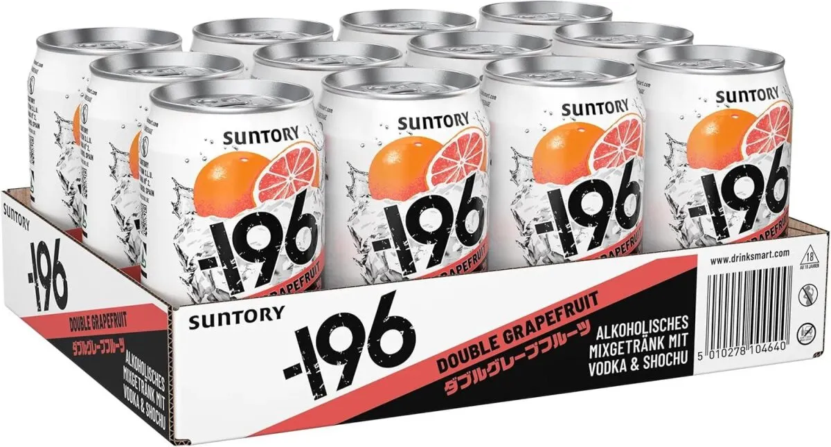 Suntory -196 Double Grapefruit Dose 10% Vol. 12x0,33l