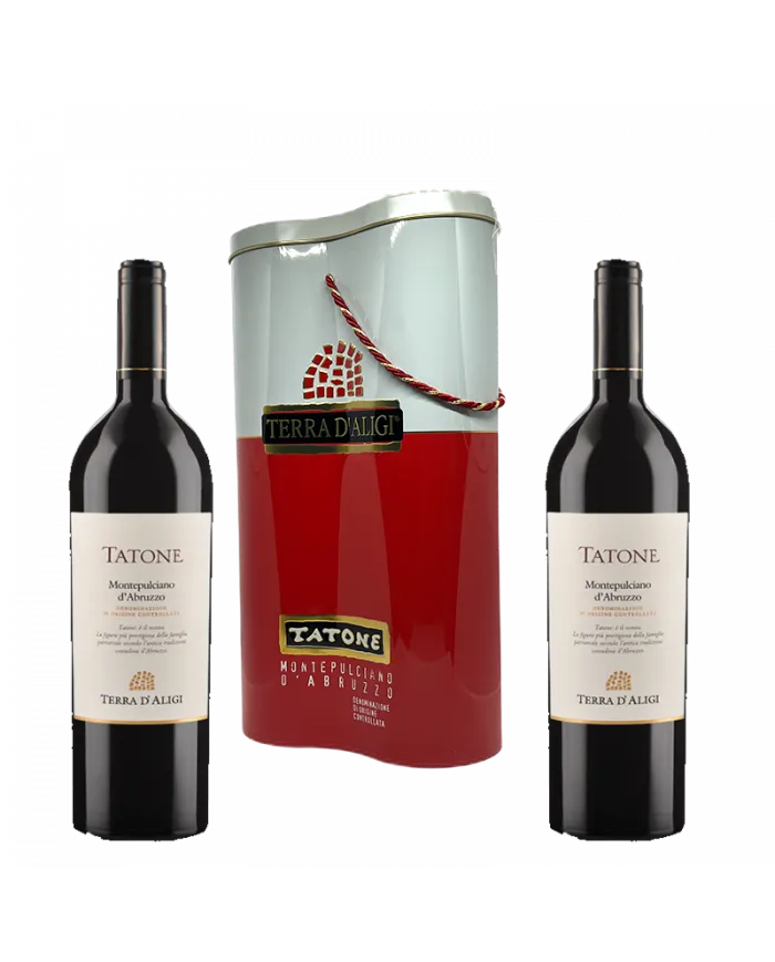 Tatone Montepulciano d'Abruzzo DOC 2019 Tin-Box da 2 bottiglie - Terra d'Aligi