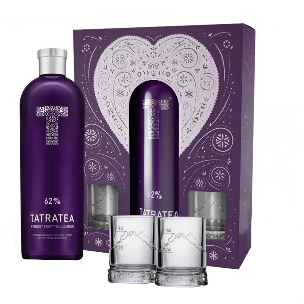 Tatratea 62% Geschenkset mit Gläsern