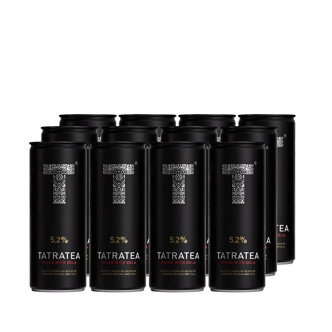Tatratea 12 x 250 ml mixed with Cola 5,2%