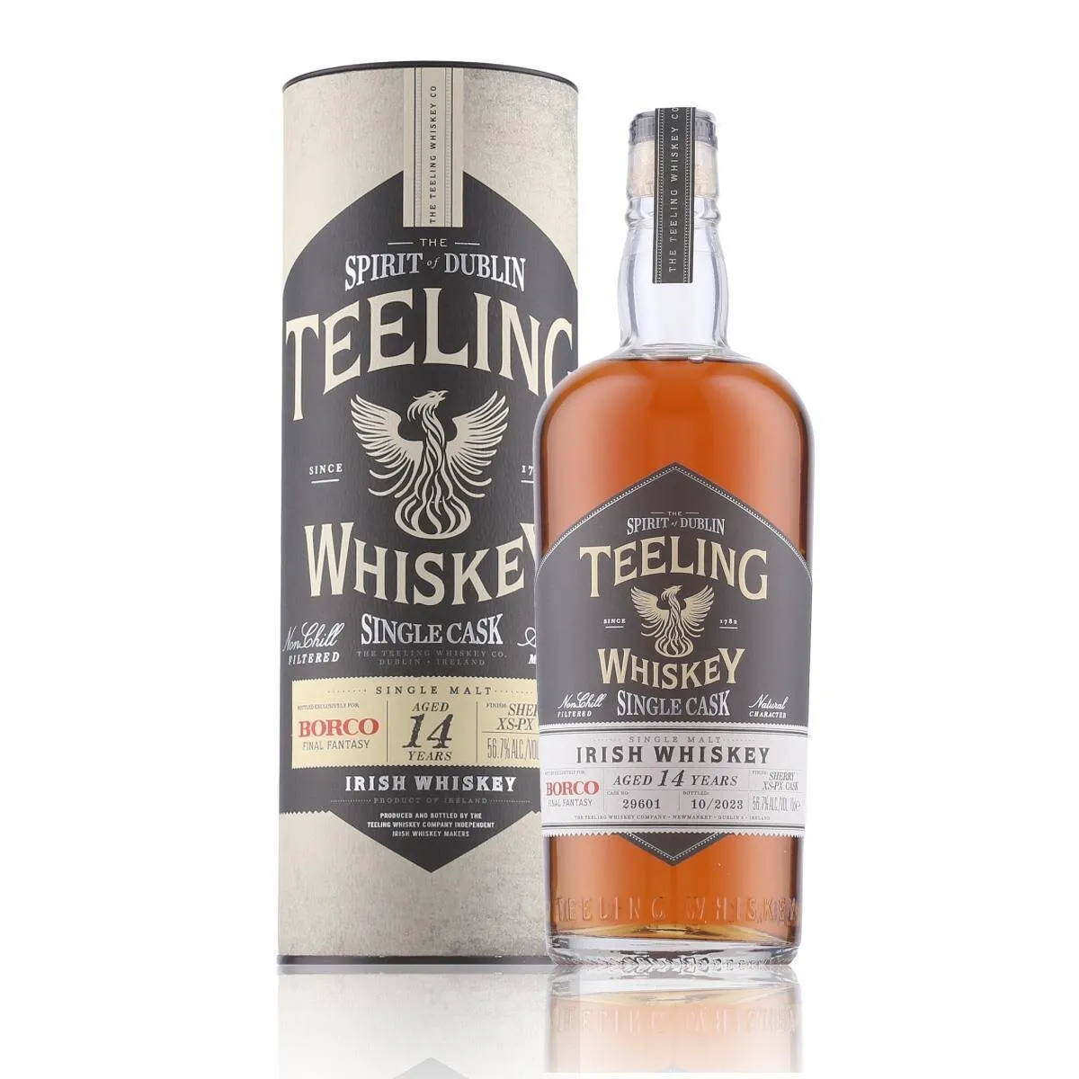 Teeling 14 Years Borco Final Fantasy Single Cask Whiskey 56,7% Vol. 0,7l in Geschenkbox