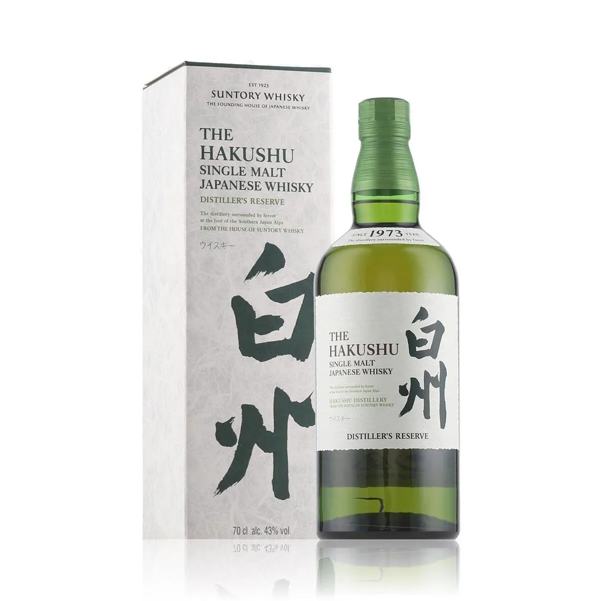 The Hakushu Suntory Whisky Distiller's Reserve 43% Vol. 0,7l in Geschenkbox