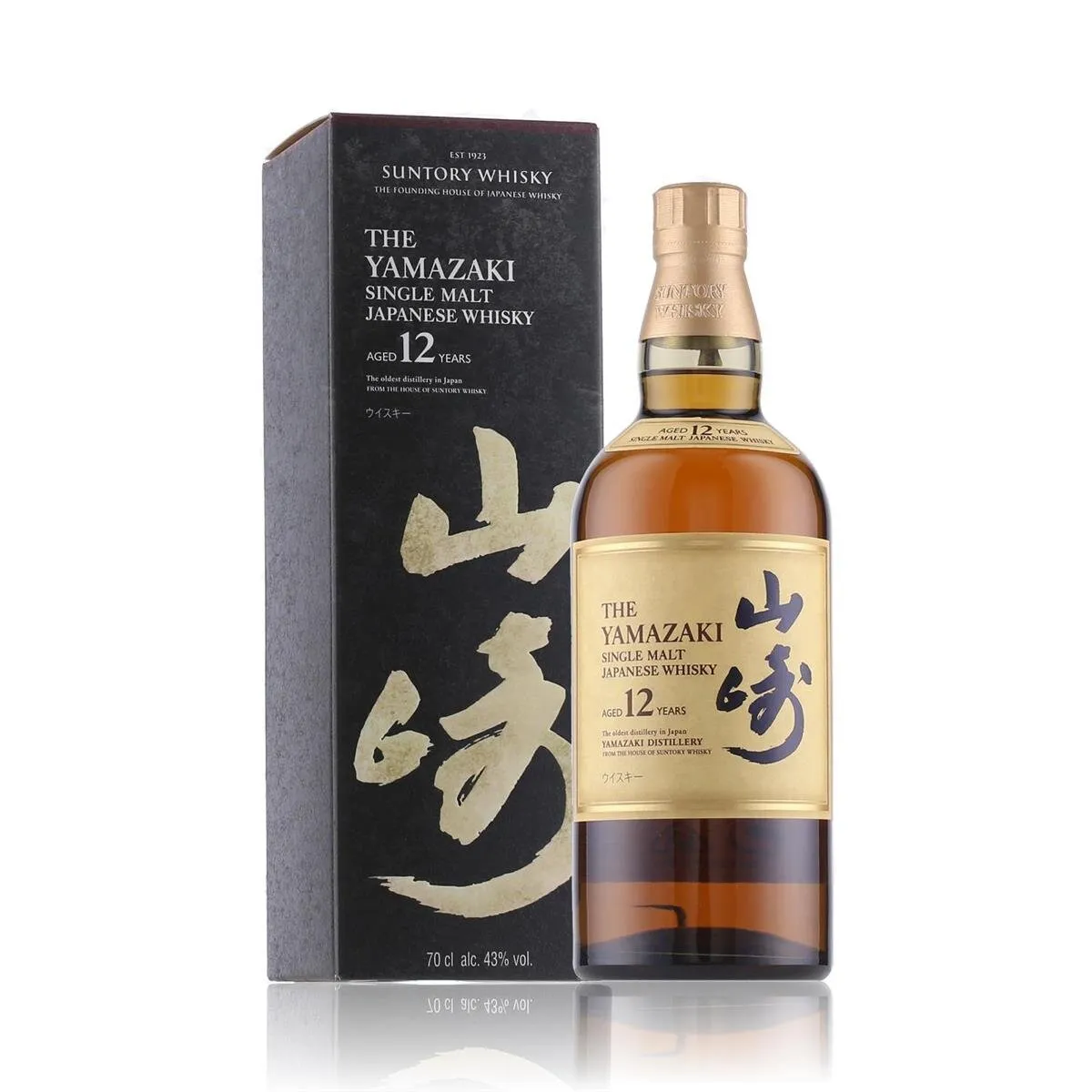 The Yamazaki 12 Years Suntory Whisky 43% Vol. 0,7l in Geschenkbox