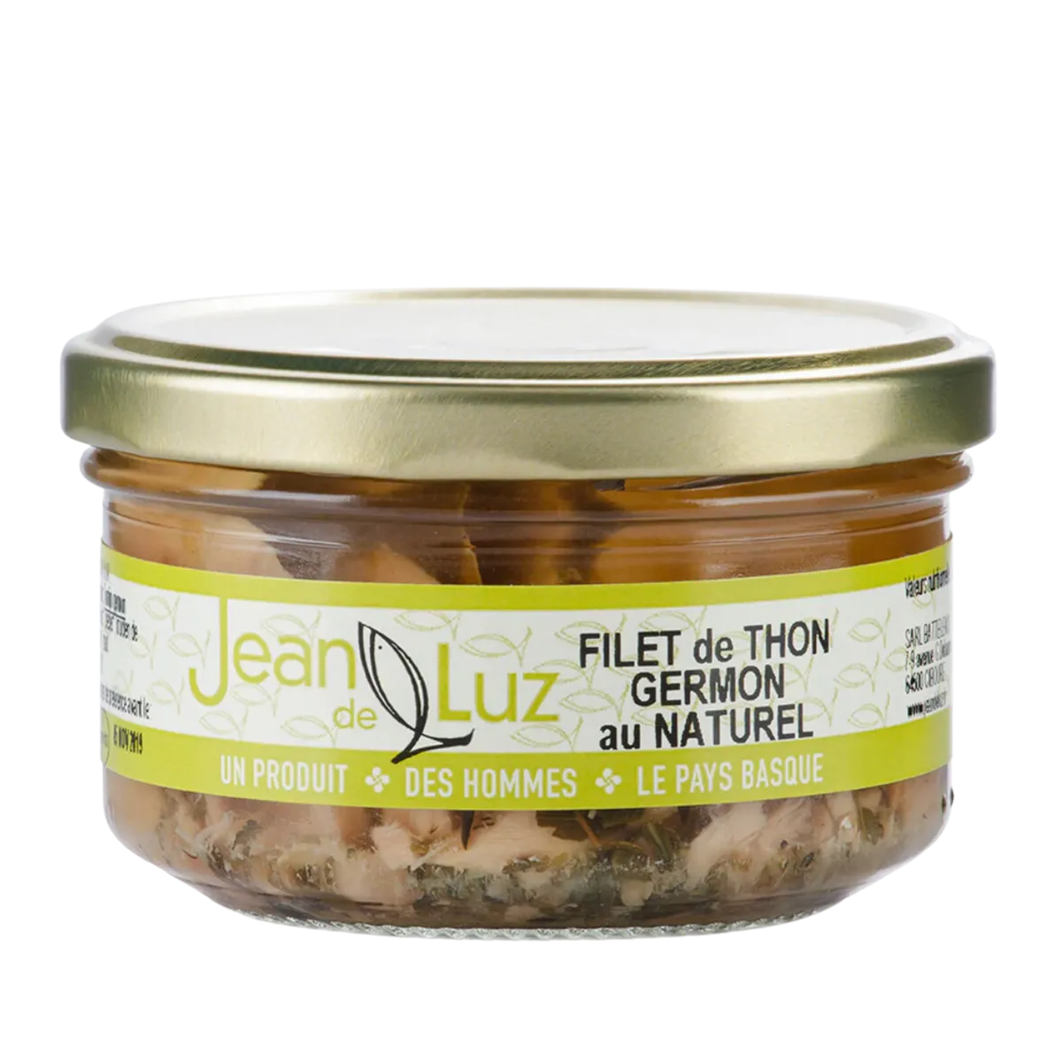 Weißer Thunfischfilet mit Lorbeerblätter - 140gr