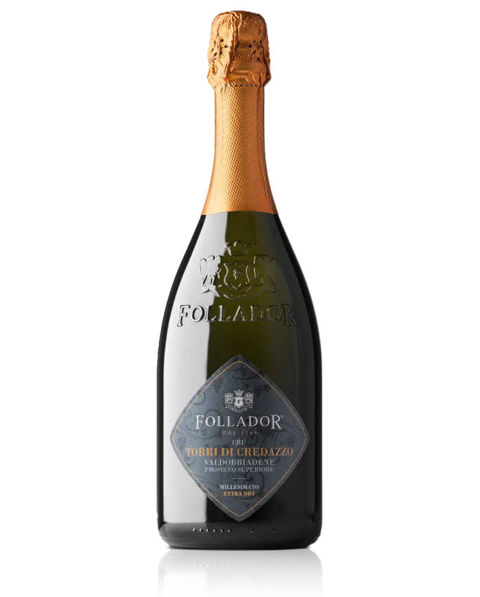 TORRI DI CREDAZZO - Cru - Valdobbiadene Prosecco Superiore Millesimato D.O.C.G. Extra Dry - Follador