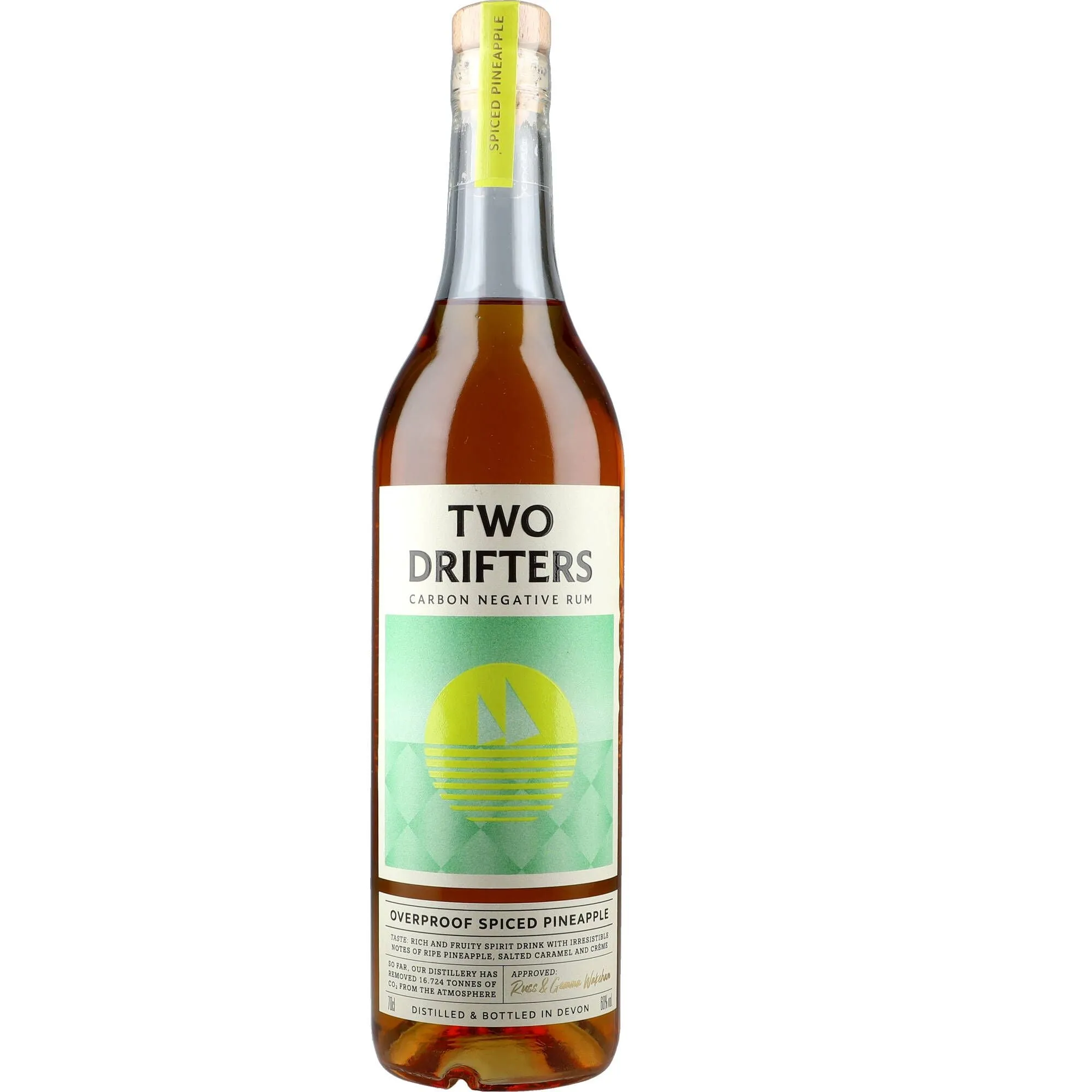 Two Drifters Overproof Spiced Pineapple 6 60% 0,7L FL