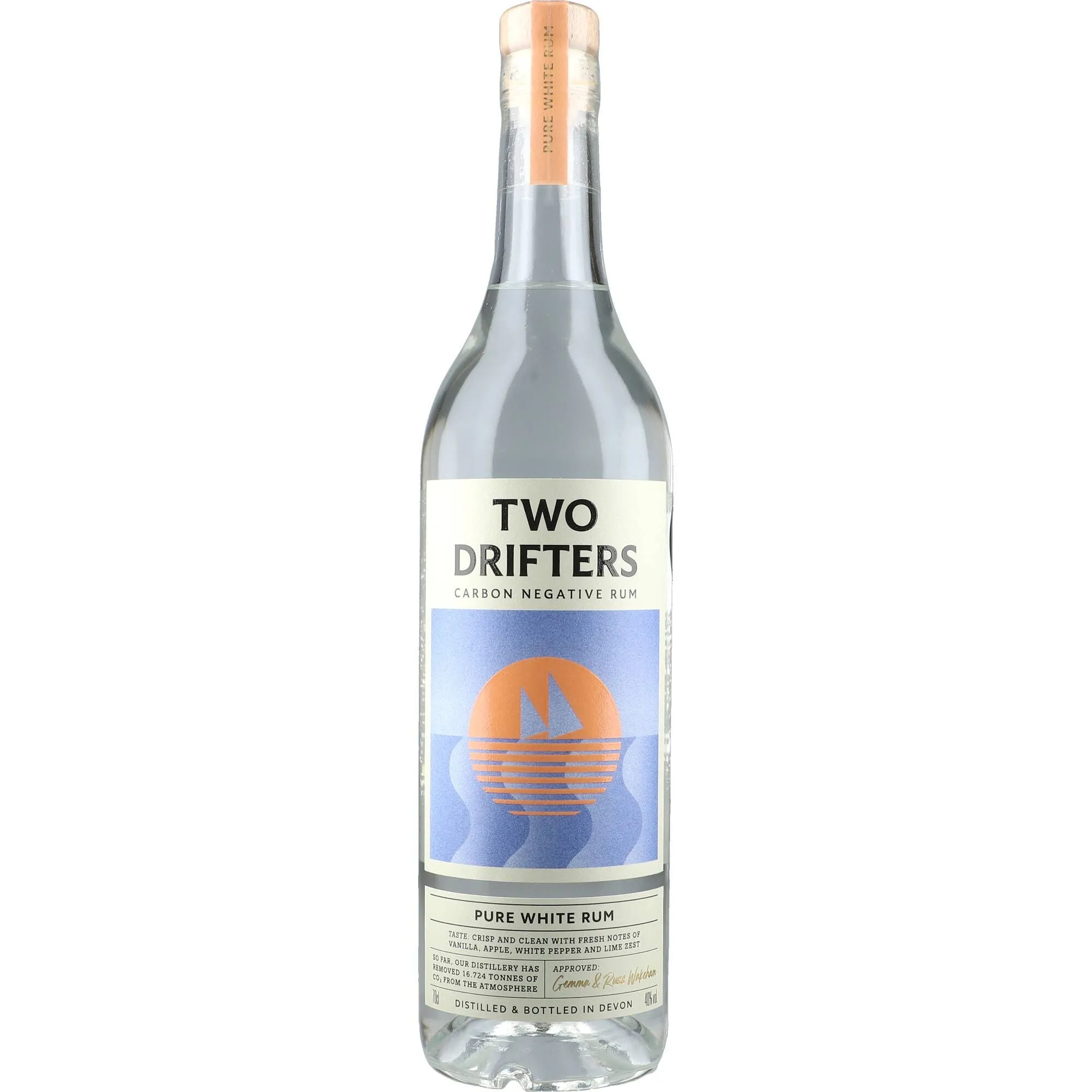 Two Drifters Pure White Rum 40% 0,7L FL