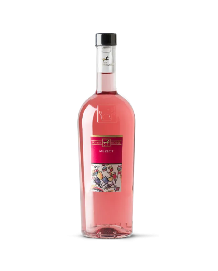 Unico Merlot Rosè Terre di Chieti IGT 2024 Tappo Vetro VINO-LOK - Tenuta Ulisse