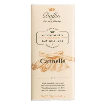 Dolfin Vollmilchschokolade mit Zimt aus Ceylon