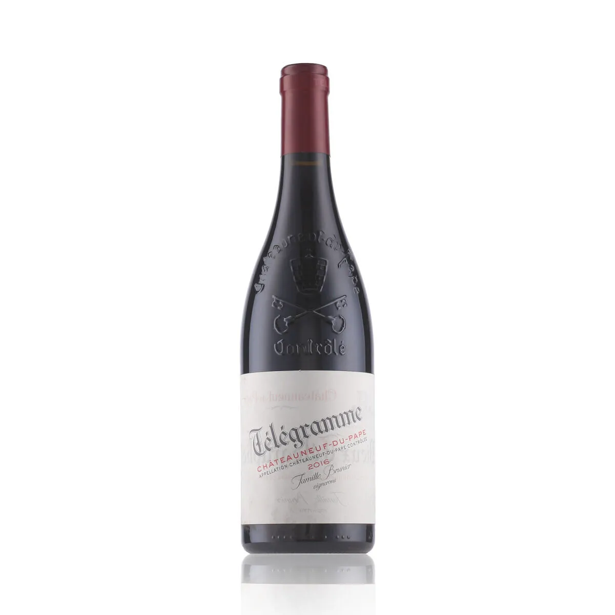 Vieux Télégraphe Télégramme ChâteauneufduPape Rotwein trocken 2016 14,5% Vol. 0,75l