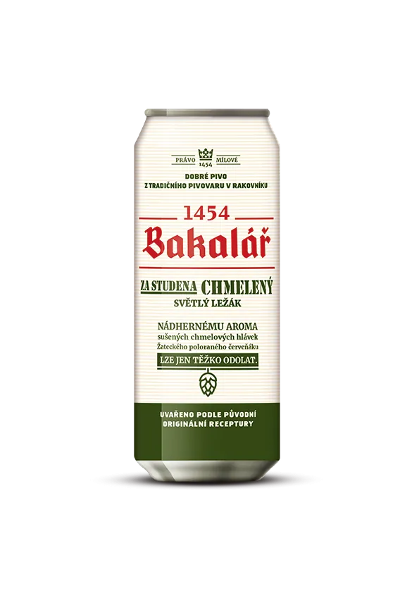 Bakalar 12° Svetly Lezak Palette 24 x 0,5l Dosenbier