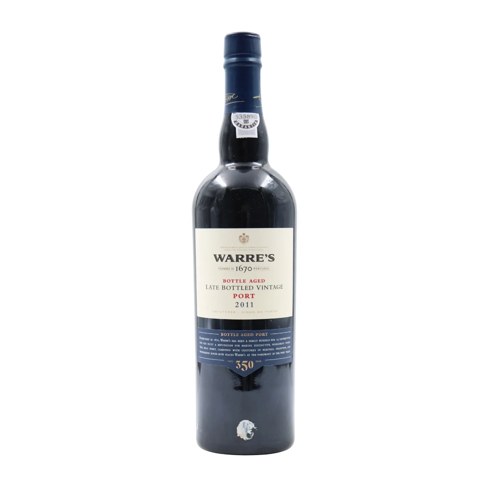 Warres Unfiltered LBV Portwein 2011-750 ml