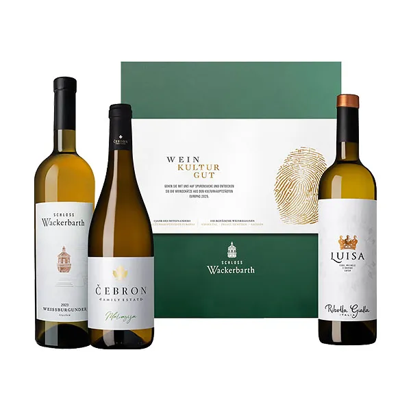 WEIN-PAKET "Kulturhauptstadt 2025" 3x0,75L mit Geschenkverpackung und Booklet