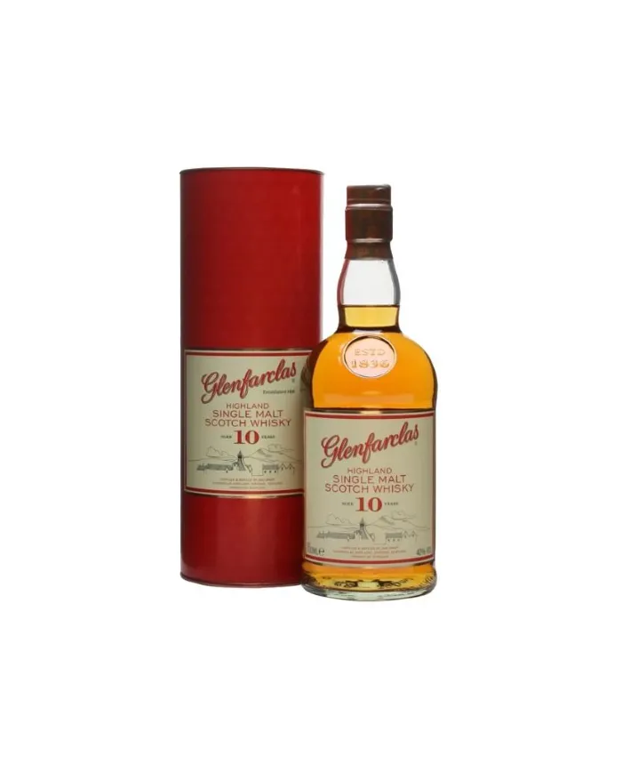Whisky Glenfarclas 10 Years Old Tubo Cl.70