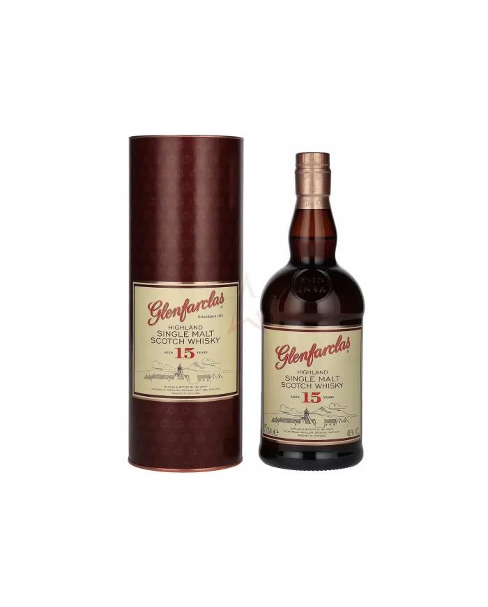 Whisky Glenfarclas 15 Years Old Tubo Cl.70